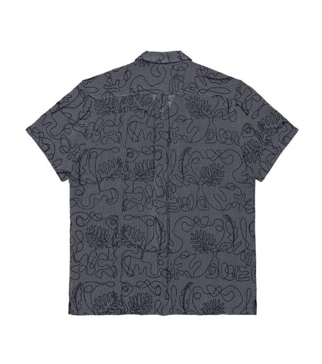 Butcher of Blue Alex Resort Embro Shirt SS 890 alaska blue