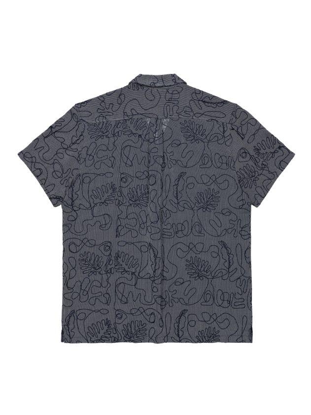 Butcher of Blue Alex Resort Embro Shirt SS 890 alaska blue