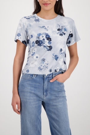 Monari T-Shirt 723 Sea side gemustert