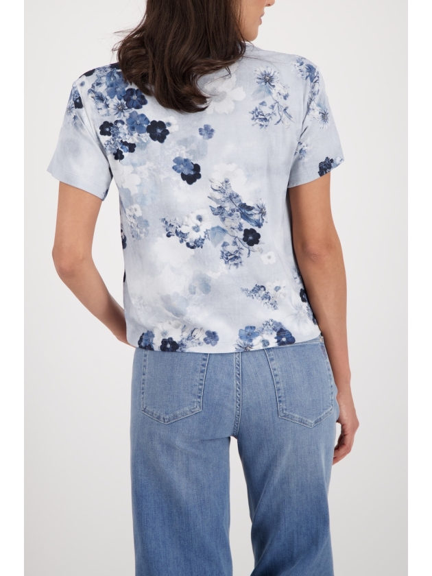 Monari T-Shirt 723 Sea side gemustert