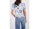 Monari T-Shirt 723 Sea side gemustert