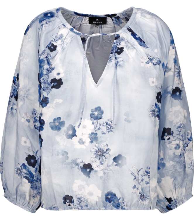 Monari Bluse 723 Sea side gemustert
