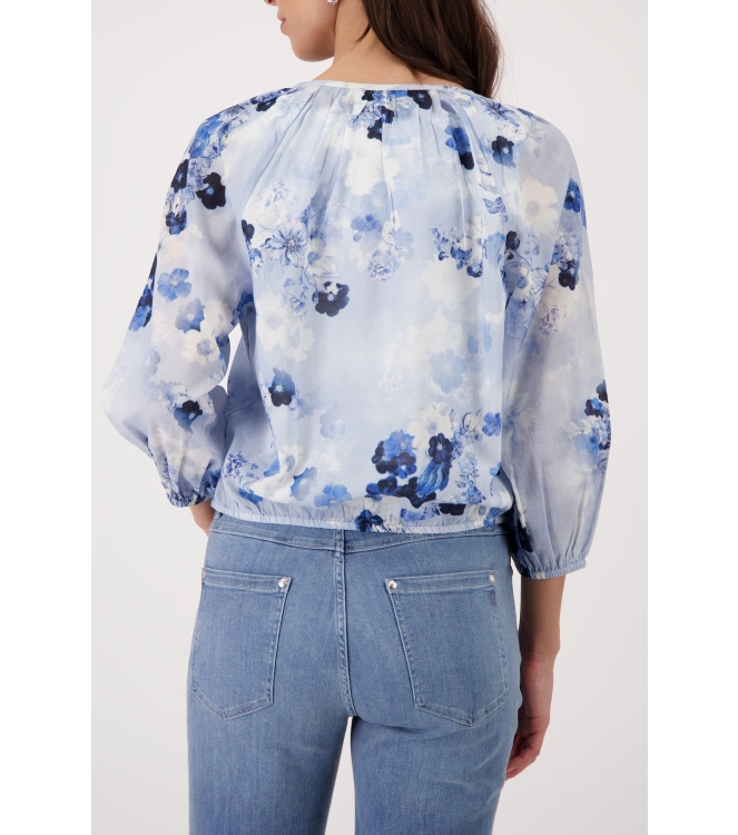 Monari Bluse 723 Sea side gemustert