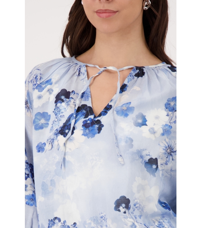 Monari Bluse 723 Sea side gemustert