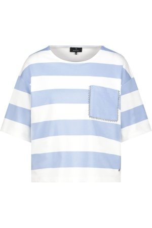 Monari Sweatshirt 722 Sea ringel