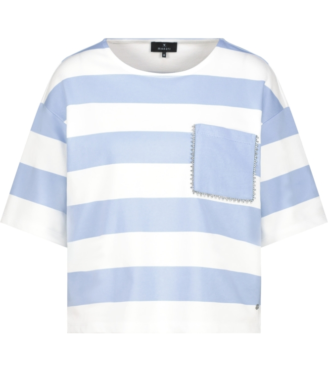 Monari Sweatshirt 722 Sea ringel