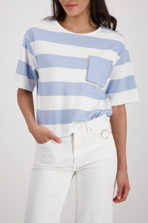 Monari Sweatshirt 722 Sea ringel
