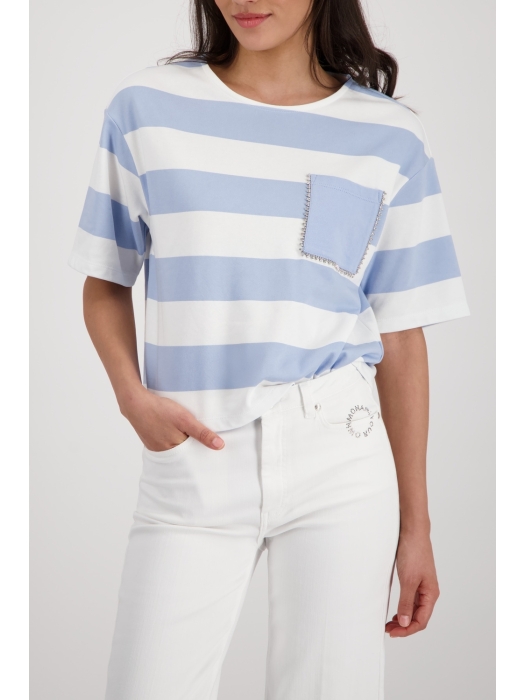 Monari Sweatshirt 722 Sea ringel