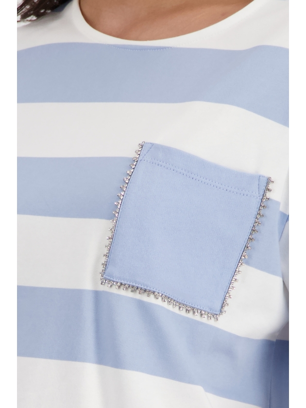 Monari Sweatshirt 722 Sea ringel