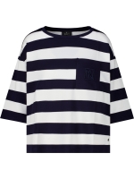 Monari Sweatshirt 756 Marine ringel