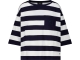 Monari Sweatshirt 756 Marine ringel