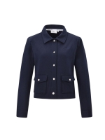 HV Polo Sweat jas HVSEmily 5001-Navy