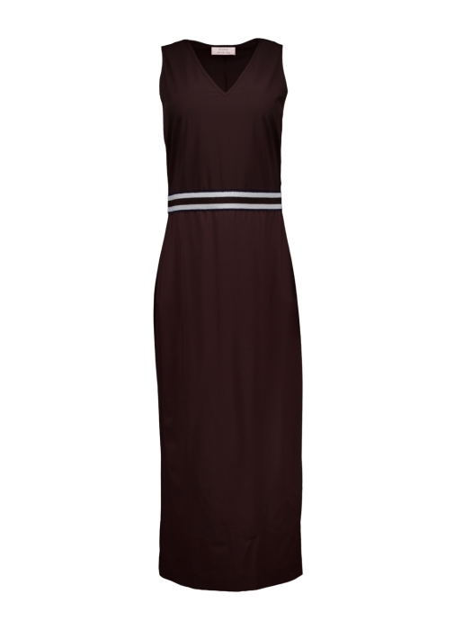 Studio Anneloes Tirza tape dress 8700 espresso