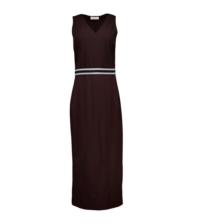 Studio Anneloes Tirza tape dress 8700 espresso