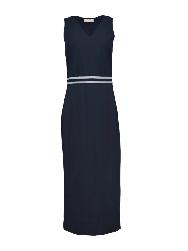 Studio Anneloes Tirza tape dress 6900 dark blue
