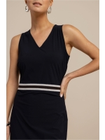 Studio Anneloes Tirza tape dress 6900 dark blue