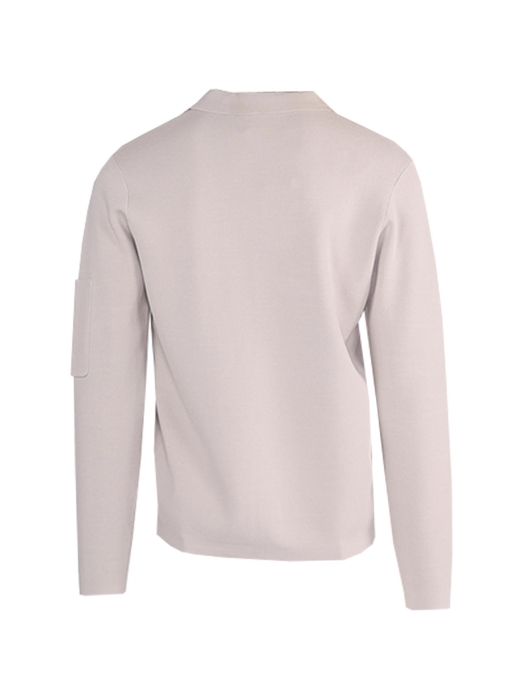 Genti Polo zip LS 148 Beige