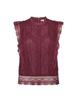 Vera Mont Bluse Lang ohne Arm 4715 Deep dahlia