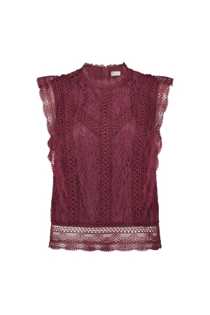 Vera Mont Bluse Lang ohne Arm 4715 Deep dahlia