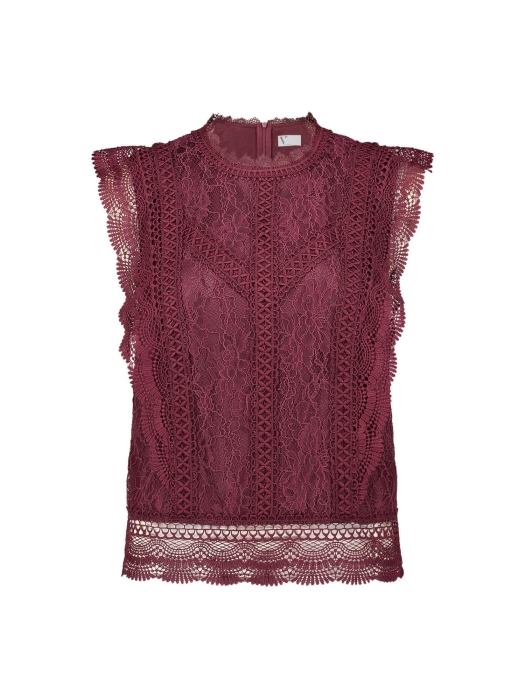 Vera Mont Bluse Lang ohne Arm 4715 Deep dahlia