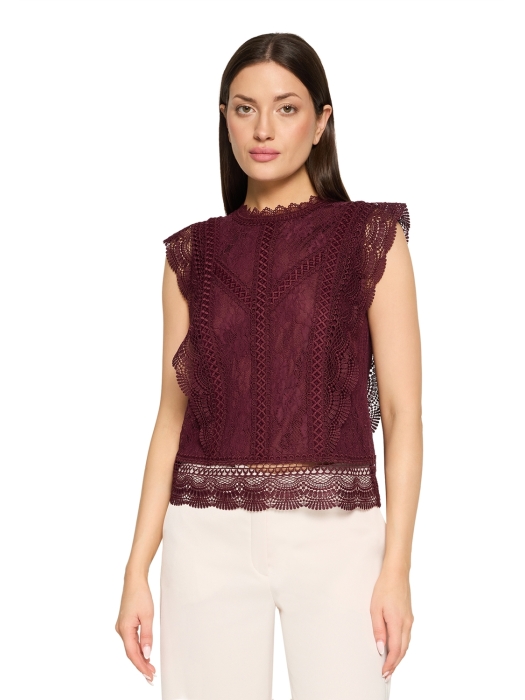 Vera Mont Bluse Lang ohne Arm 4715 Deep dahlia