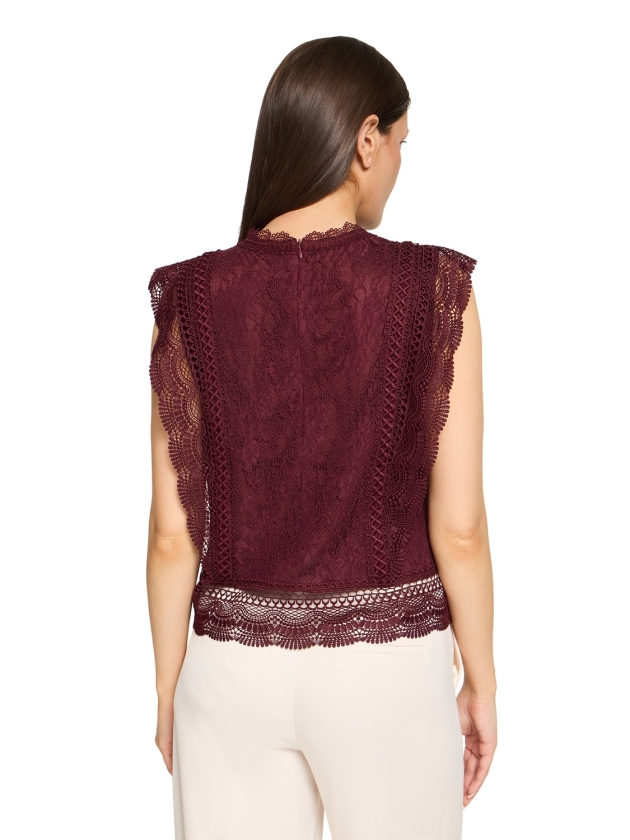 Vera Mont Bluse Lang ohne Arm 4715 Deep dahlia