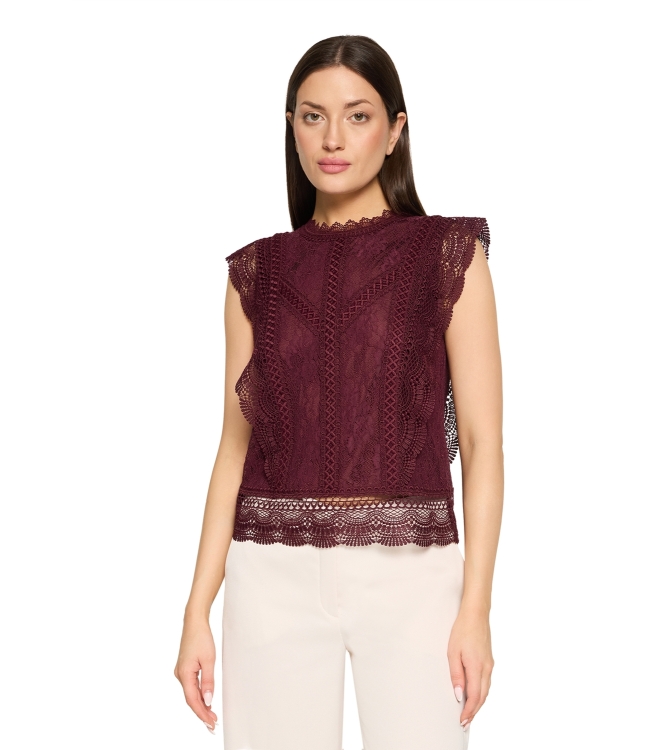 Vera Mont Bluse Lang ohne Arm 4715 Deep dahlia