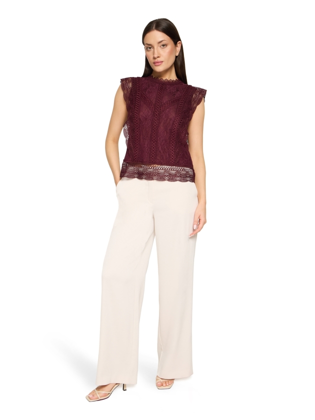 Vera Mont Bluse Lang ohne Arm 4715 Deep dahlia