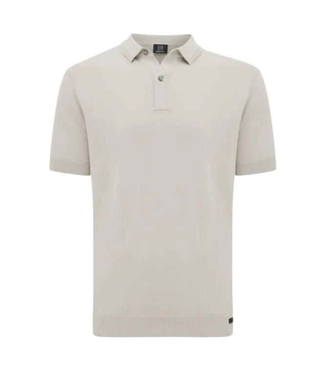 Genti Polo 2 buttons ss 044 Mid brown