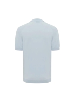 Genti Polo zip SS 118 Light blue