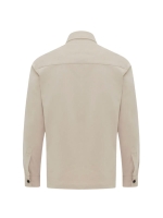 Genti Oaks shirt jacket zip 046 Light brown