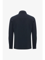 Genti Oaks shirt jacket zip 110 Navy