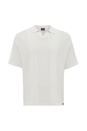 Genti Polo no buttons ss 039 Off white