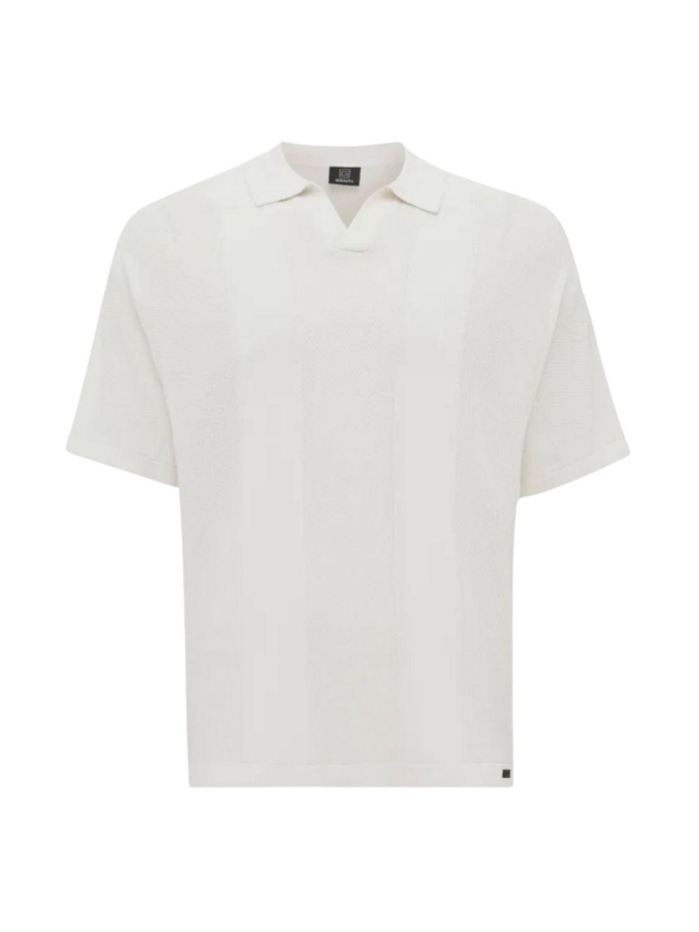 Genti Polo no buttons ss 039 Off white