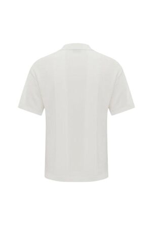 Genti Polo no buttons ss 039 Off white