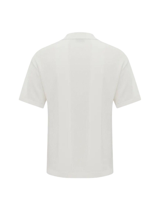 Genti Polo no buttons ss 039 Off white