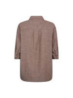 Co Couture JihoCC Stripe SS Shirt Brown