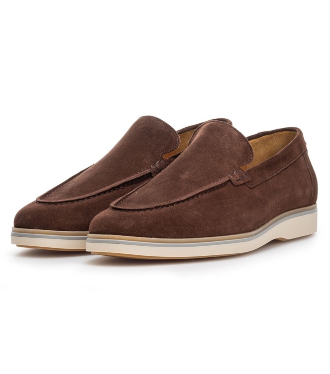 Floris van Bommel Floris Casual Brown Suede 2Brown