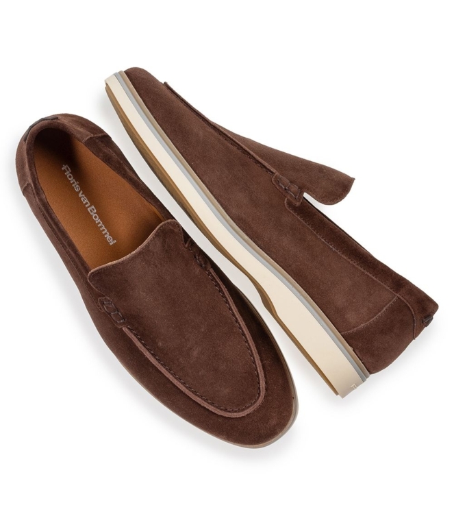 Floris van Bommel Floris Casual Brown Suede 2Brown