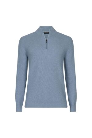 Cavallaro Levanzio Half Zip Pullover 600000 Light blue