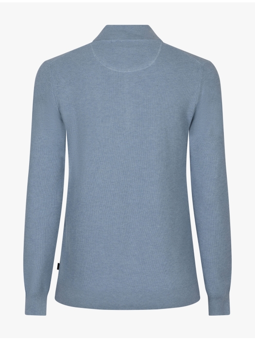 Cavallaro Levanzio Half Zip Pullover 600000 Light blue