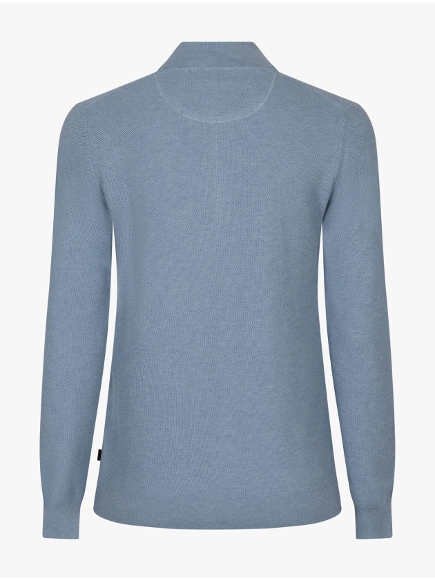 Cavallaro Levanzio Half Zip Pullover 600000 Light blue