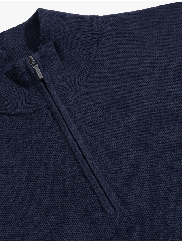 Cavallaro Levanzio Half Zip Pullover 699000 Dark blue