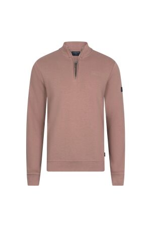 Cavallaro Diagono Half Zip Sweat 310000 Old pink
