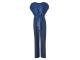 Swing Jumpsuit aus Material-Mix 300 navy