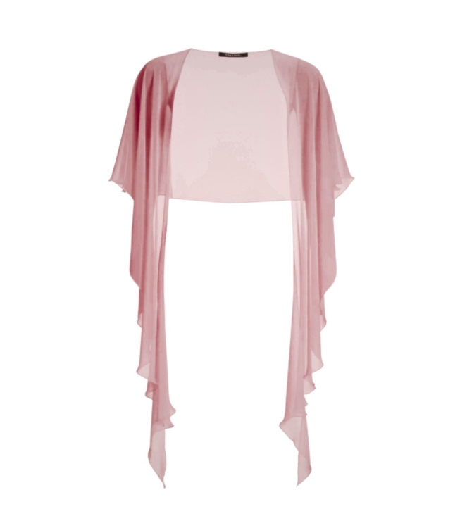 Swing Form Stola - Chiffon 767 Blush rose