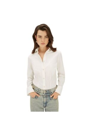 Josh V GAEL fitted body blouse 033 off white