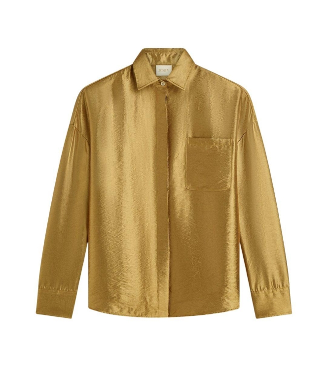 Josh V LUCILLA oversized metallic blouse 999 dark gold