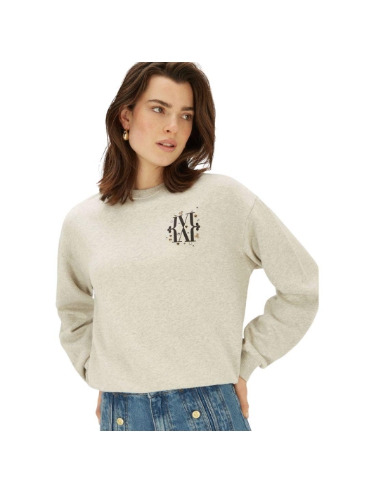 Josh V NAOMI relaxed fit sweater 796 salt melange