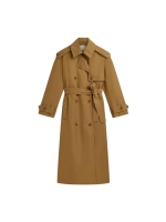 Josh V ROCCO oversized trench coat 608 mid brown